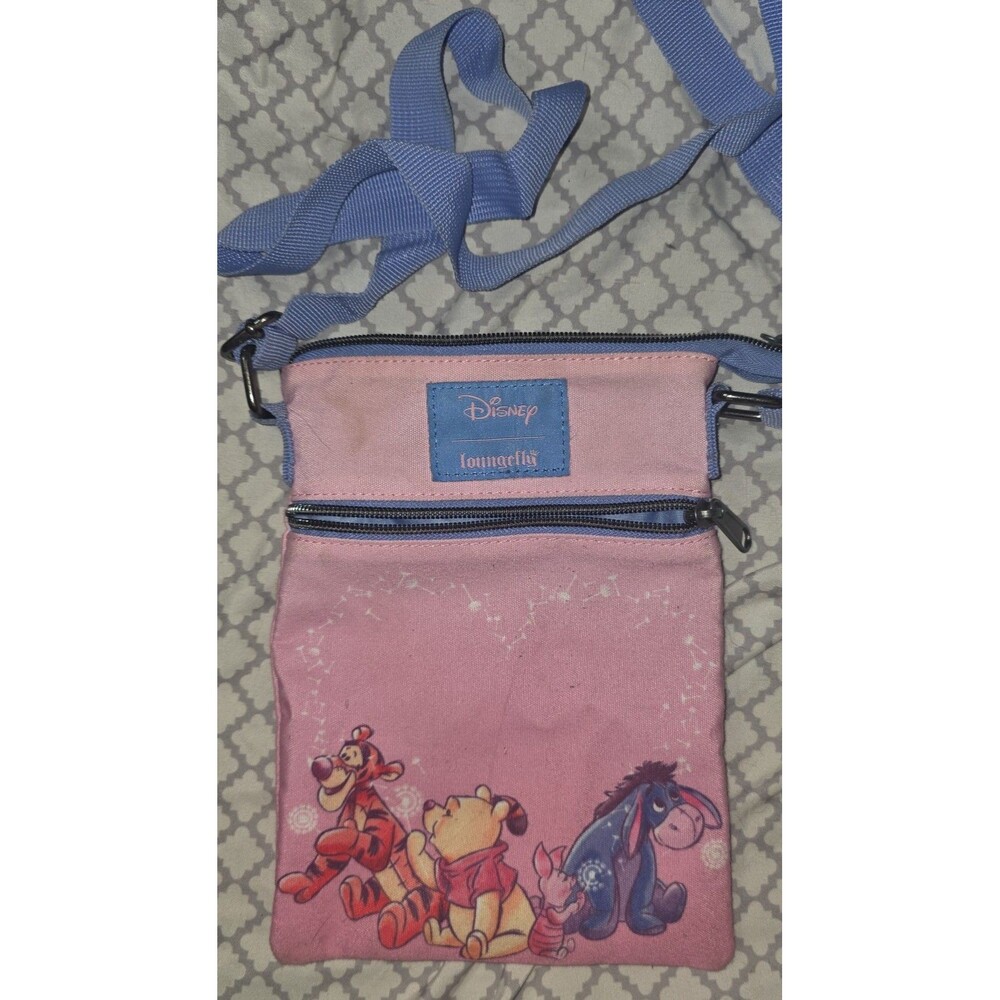 Loungefly Disney Winnie the Pooh Tigger Eeyore piglet crossbody bag handbag purs